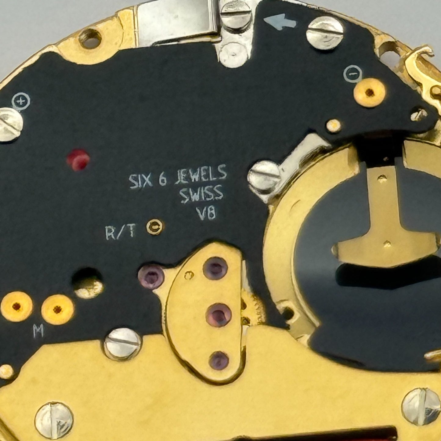 ETA 255.411 Quartz Watch Movement 6 Jewels Swiss Vintage Parts Repair 23.9mm