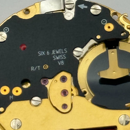 ETA 255.411 Quartz Watch Movement 6 Jewels Swiss Vintage Parts Repair 23.9mm