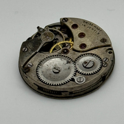 23.6mm Balance Intact 16 Jewels Swiss Vintage Manual Wind Watch Movement PARTS