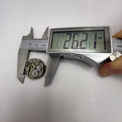 23.2mm Vintage 15 Jewels Swiss Trench Watch Movement Manual Wind PARTS REPAIR