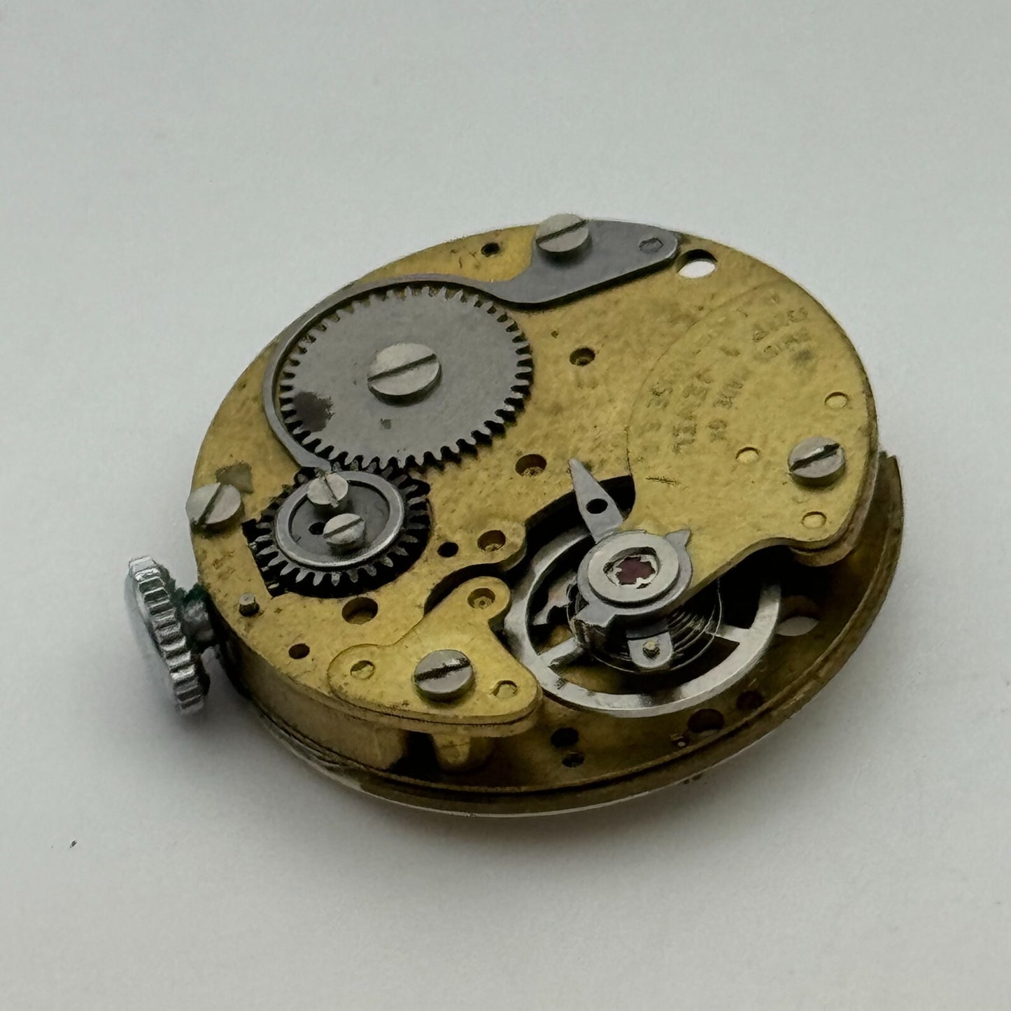 24.2mm R Lapanouse S.A. 1 Jewel Manual Wind Swiss Watch Movement Vintage PARTS