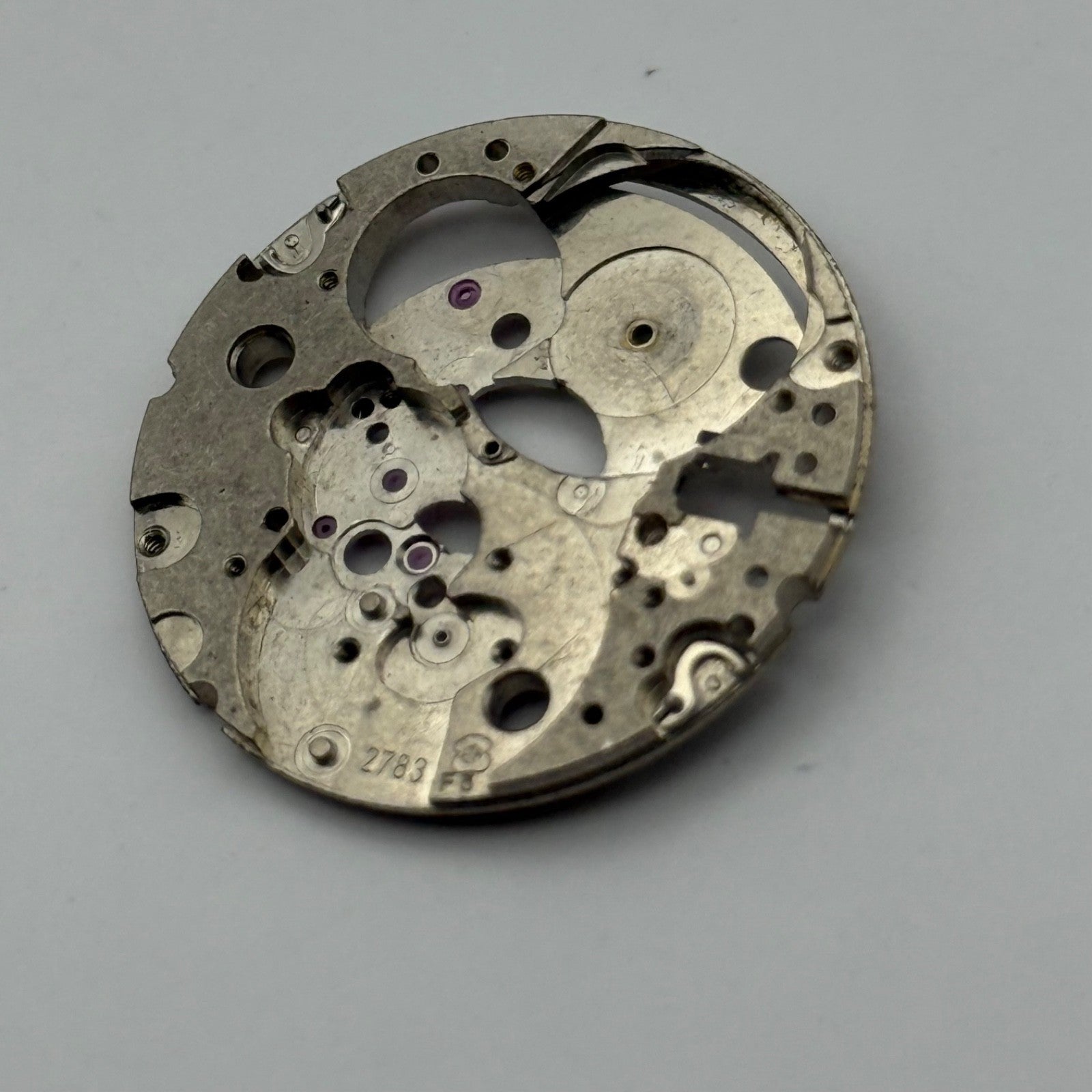 ETA 2783 F6 Watch Movement Main Plate Automatic Vintage Swiss Parts 25.9mm