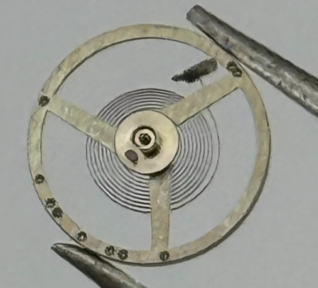 AS 1677 Balance Wheel Complete And Spring Inca 1414 M Watch Movement Parts NOS