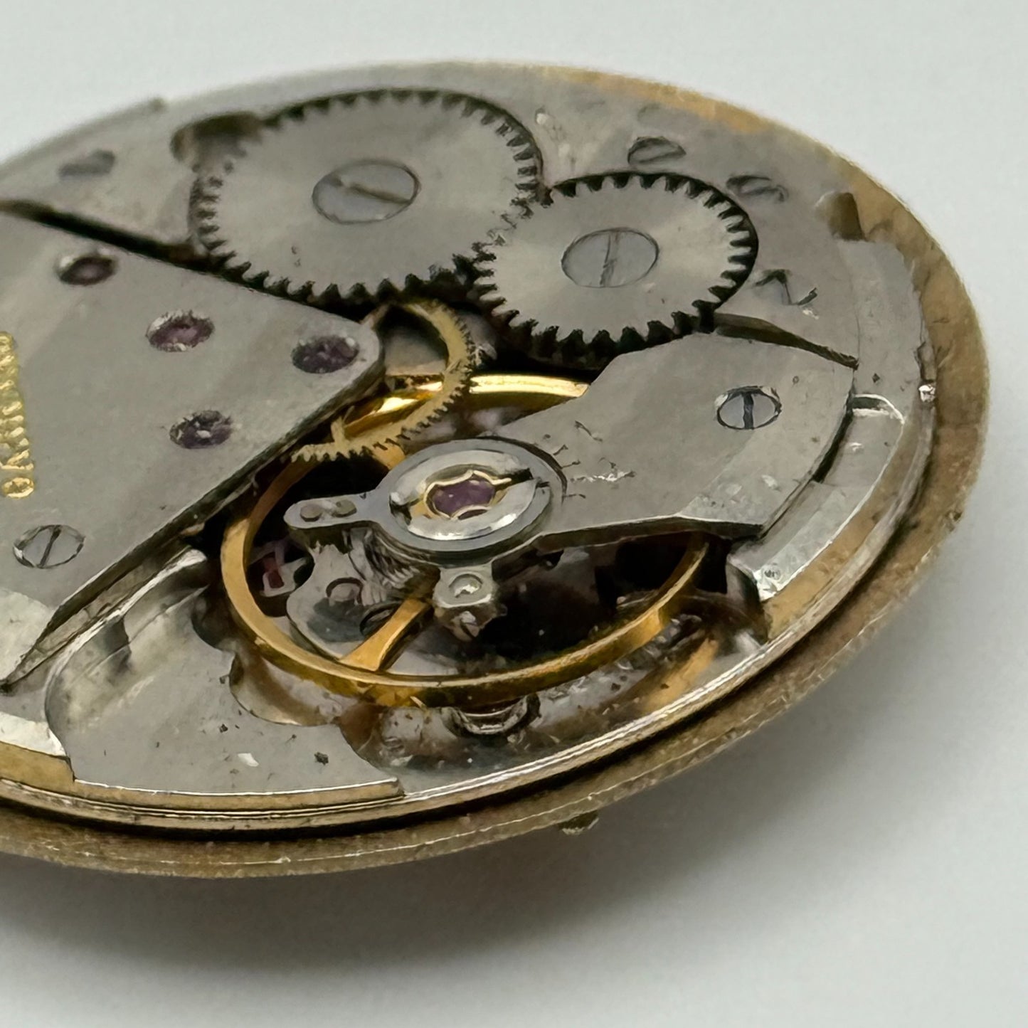 ETA 2391 Watch Movement Garrard Manual Wind Vintage Swiss Parts Repair 25.9mm