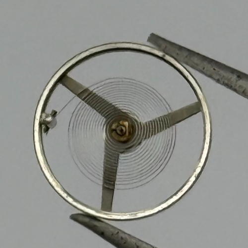 FHF 90 Balance Wheel Complete And Spring 1748 M Ord + Inca Watch Movement Parts