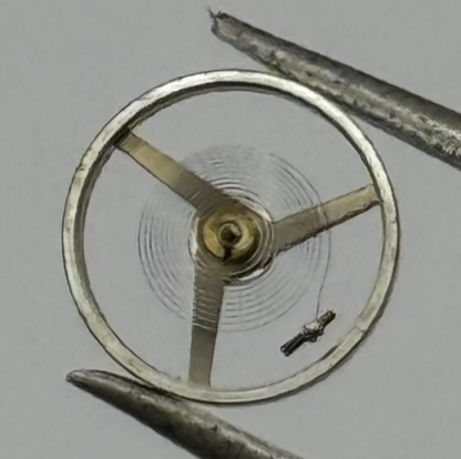 AS 1677 Balance Wheel Complete And Spring 5 1/2''' 1417 M Watch Movement Parts 