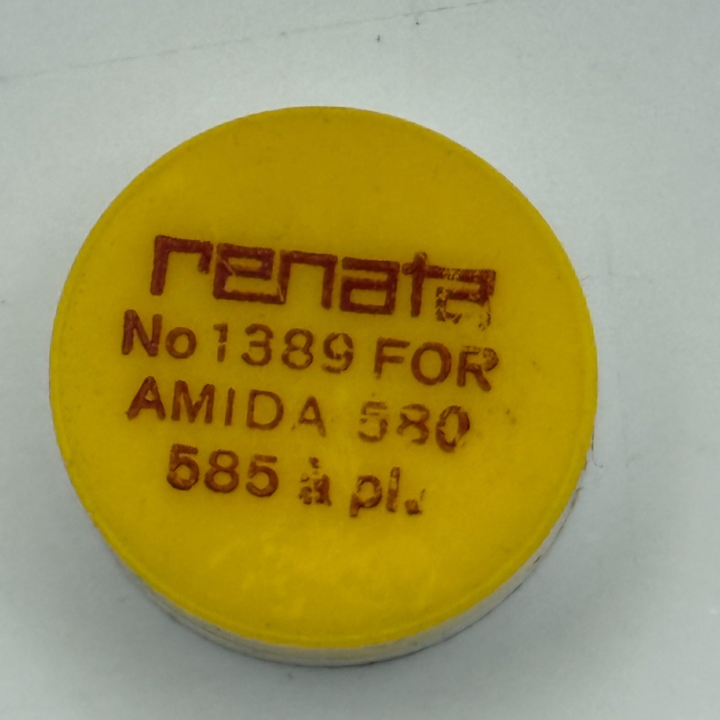 Amida 580 585 Balance Wheel Complete And Spring 1389 Watch Movement Parts 