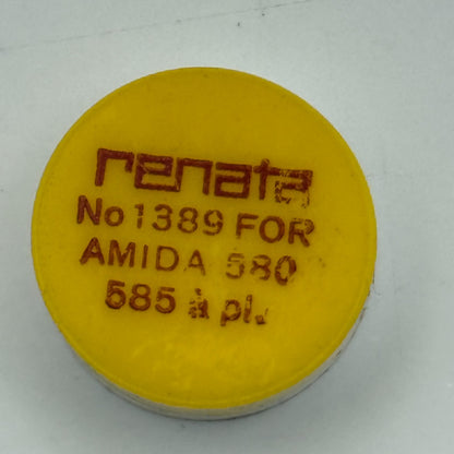 Amida 580 585 Balance Wheel Complete And Spring 1389 Watch Movement Parts 