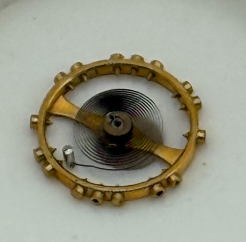 AS 976 1012 Balance Wheel Complete And Spring Inca 532 M Watch Movement Parts 