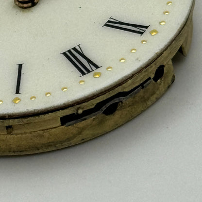 43.1mm Antique Open Face Cyrus GT Pocket Watch Movement PARTS REPAIR