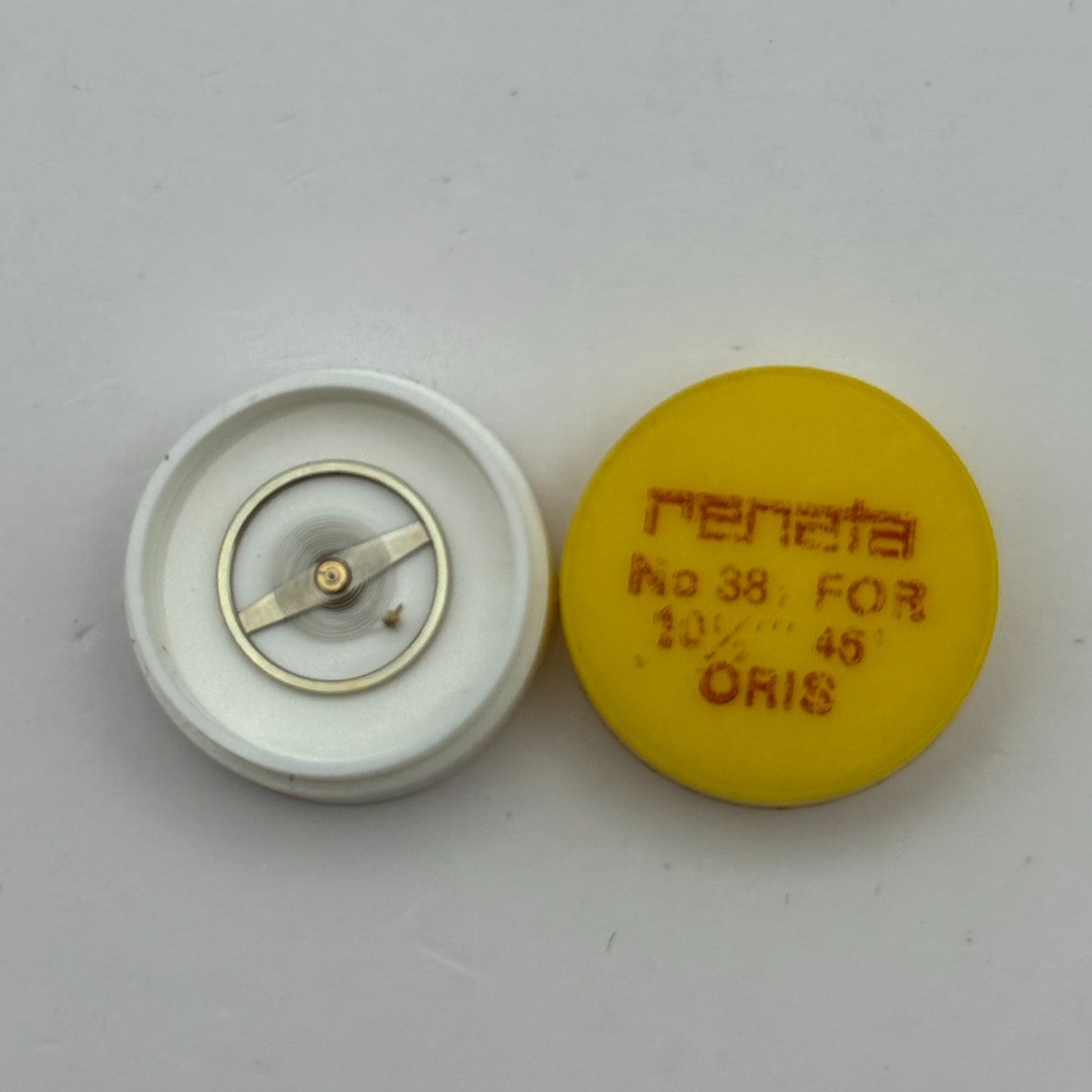 Oris 461 Balance Wheel Complete And Spring  10½’’’ 38 Watch Movement Parts NOS