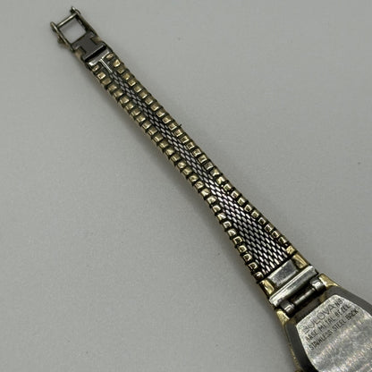 16mm Vintage Bulova Ladies Gold Plated Swiss Manual Wind Watch PARTS / REPAIR