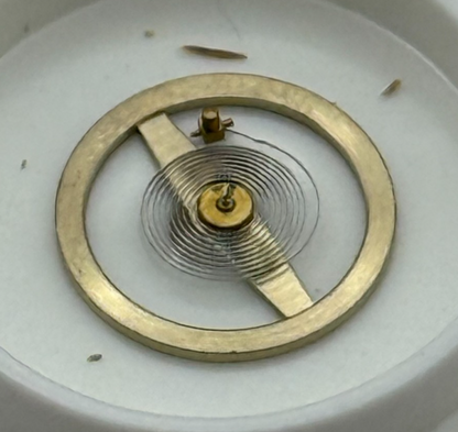 RL Rax 1013 1237 Balance Wheel Complete And Spring 1679 M Watch Movement Parts 