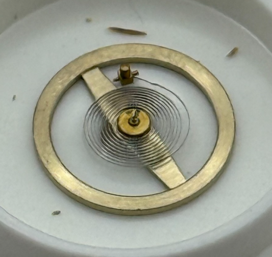 RL Rax 1013 1237 Balance Wheel Complete And Spring 1679 M Watch Movement Parts 