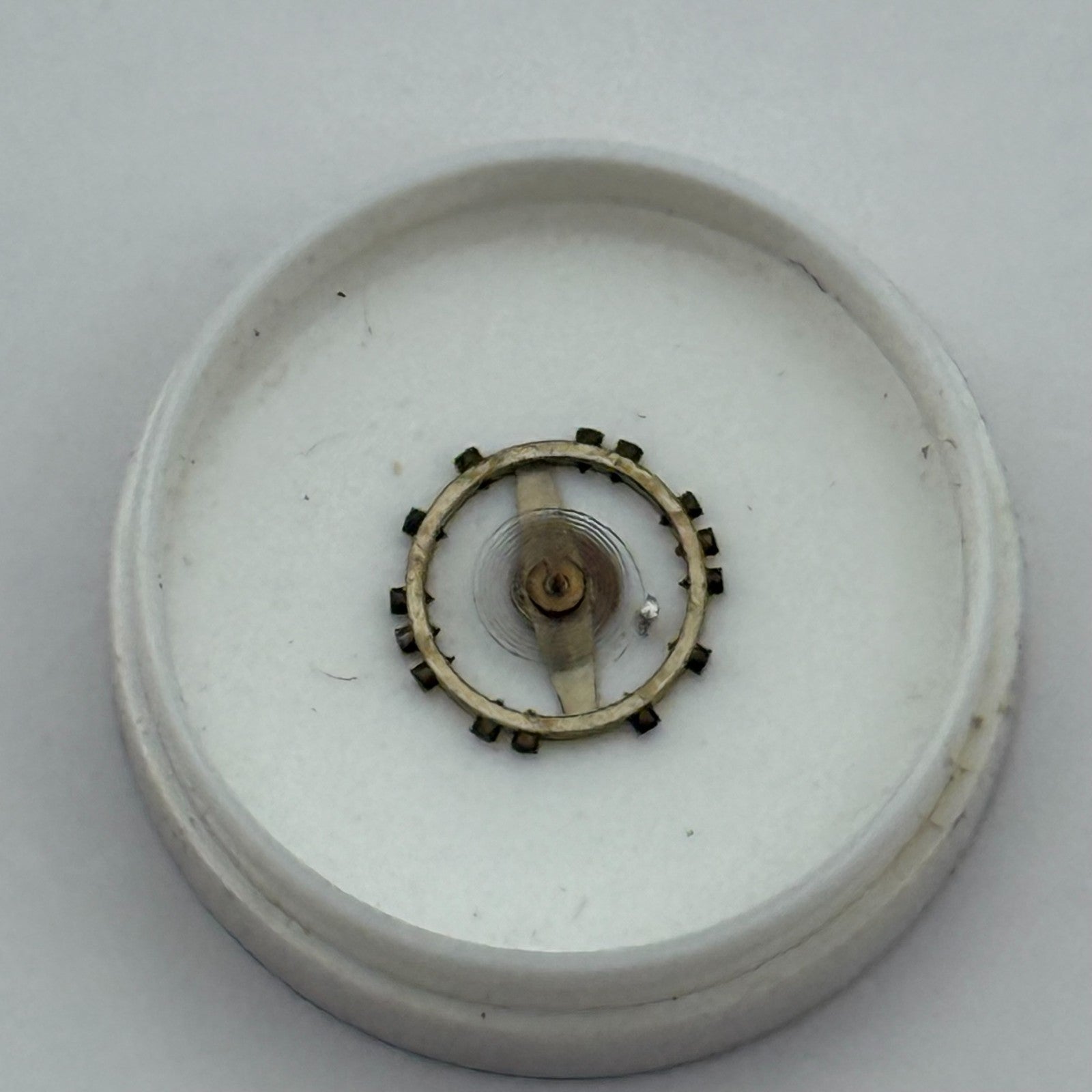 AS 976 1012 Balance Wheel Complete And Spring  29 M Watch Movement Parts NOS 