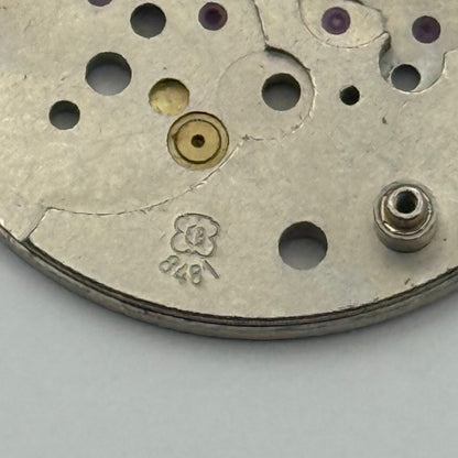 EB 8481 Watch Movement Main Plate Manual Wind Vintage Swiss Parts 23.7mm