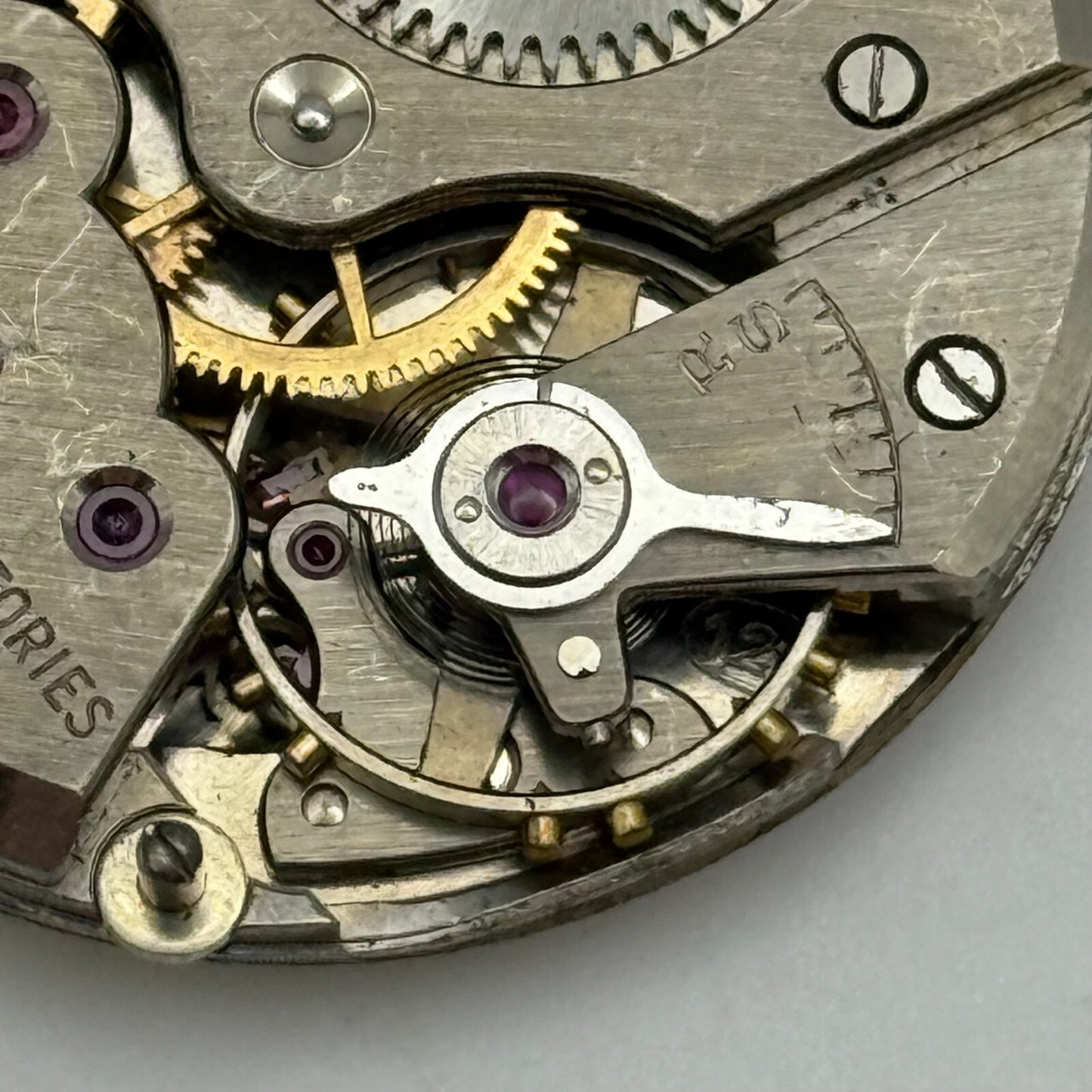 28.2mm Men's Vintage Movado 5935 Cal 125 Manual Wind Watch Movement PARTS REPAIR