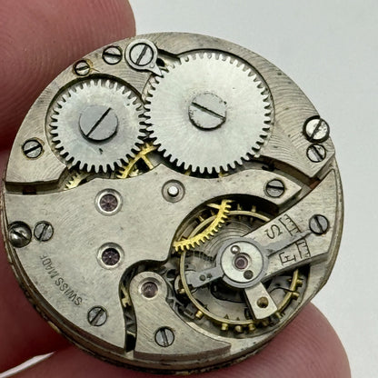 25.1mm Men's Unidentified Swiss Sub Seconds Trench Manual Wind Watch Movement