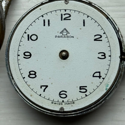 32mm Men's Vintage Paragon Swiss Made Manual Wind Watch FOR PARTS / REPAIR