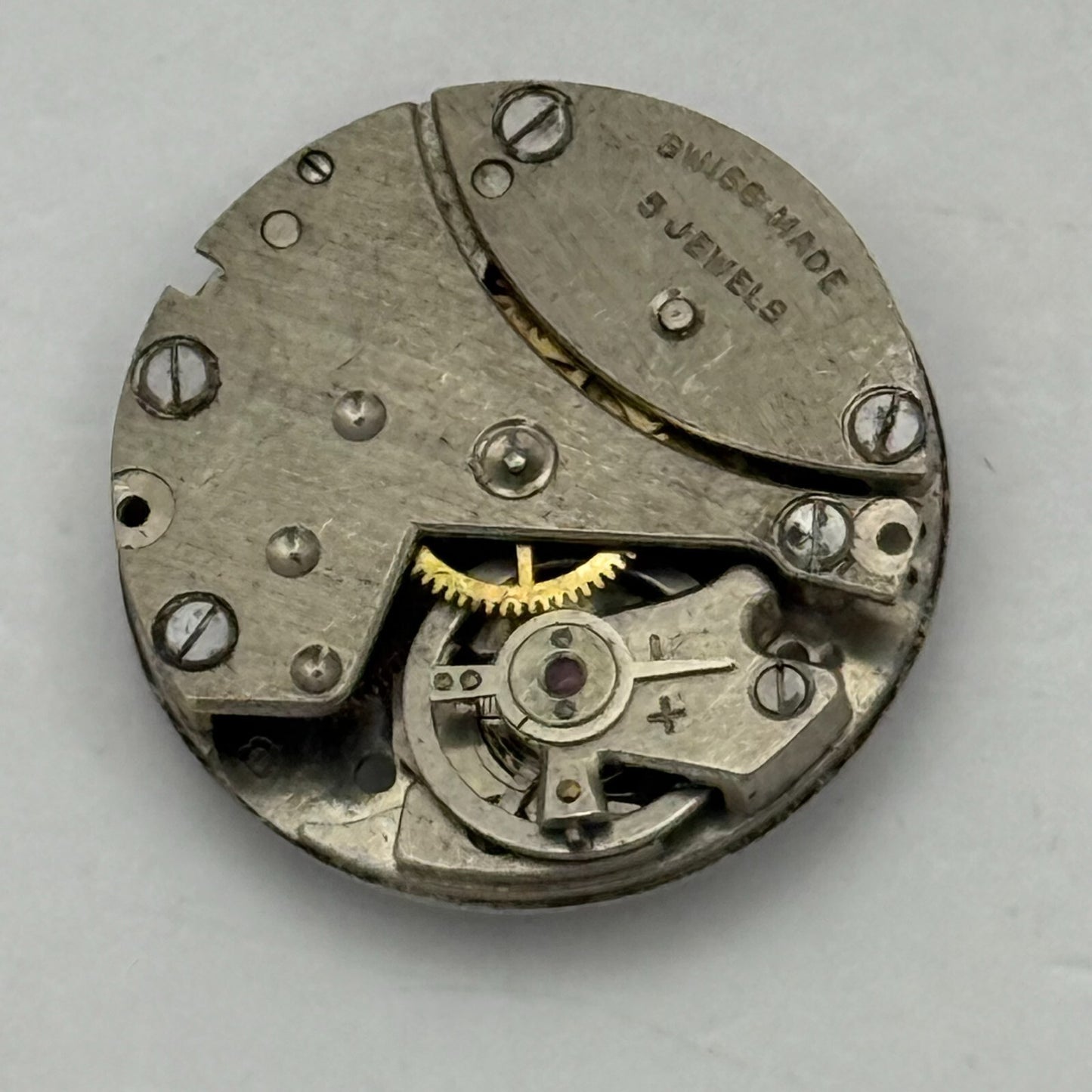 19.7mm Vintage EB 1333 Swiss Made Manual Wind Watch Movement PARTS REPAIR