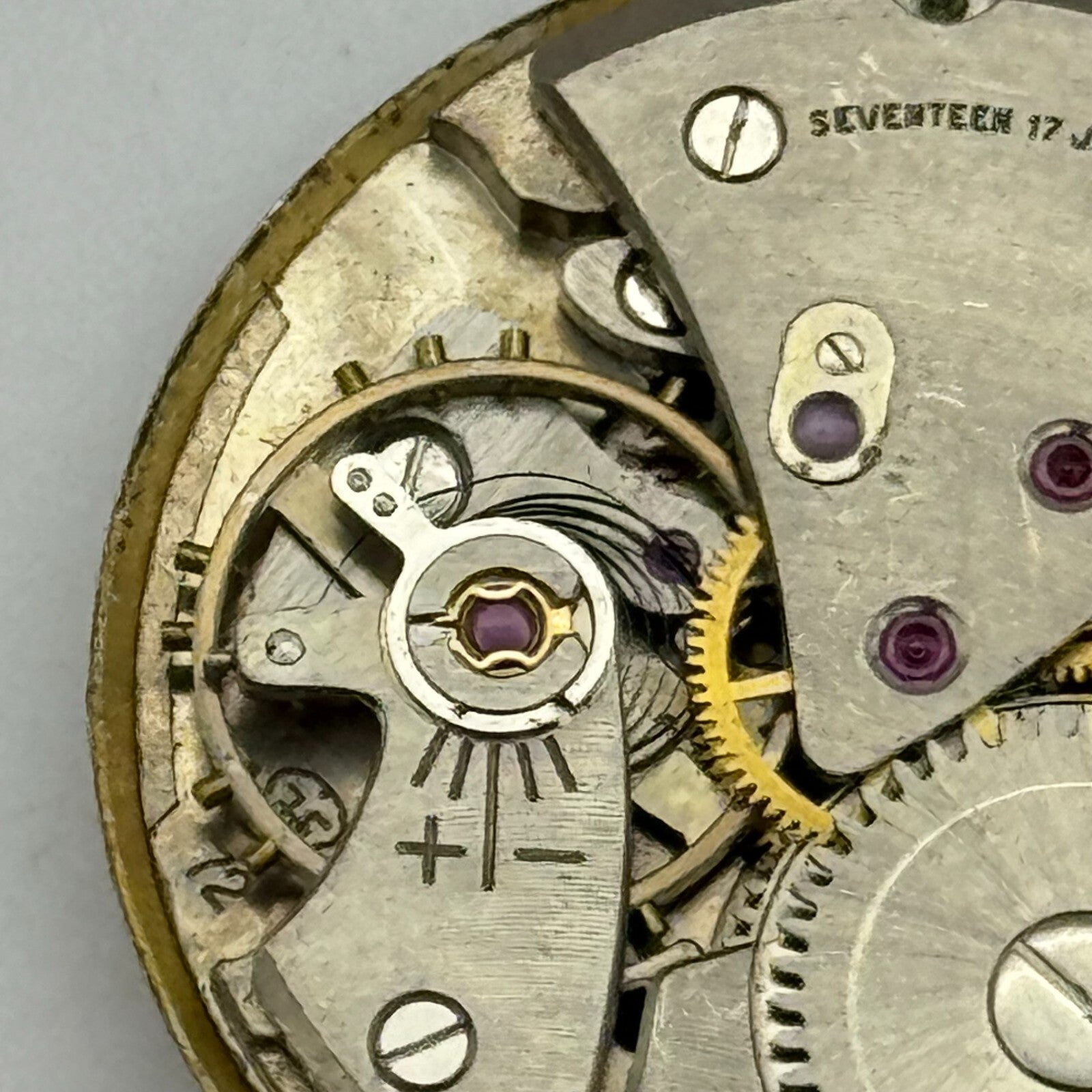 25.8mm Men's Verity FHF 72 Manual Wind 17 Jewels Swiss Made Watch Movement PARTS