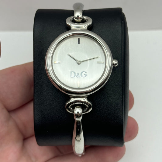 32mm Working D&G Dolce & Gabbana Time Estelle Watch New Battery 7.5 Inches