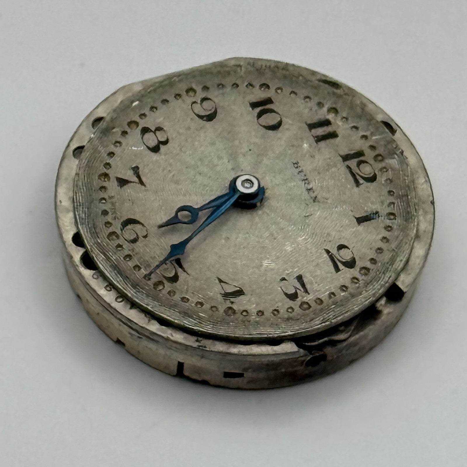 Buren 15 Jewels Watch Movement Manual Wind Vintage Swiss Parts Repair 23.7mm