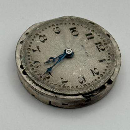 Buren 15 Jewels Watch Movement Manual Wind Vintage Swiss Parts Repair 23.7mm