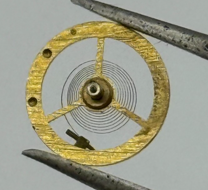 AS 1037 Balance Complete 5¼’’’ Renata Watch Movement Parts Vintage Damaged