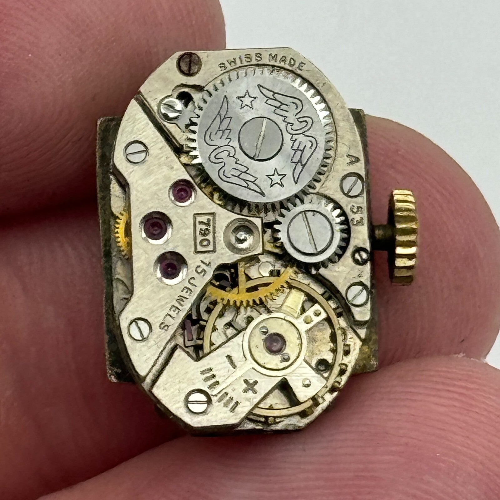 12.9mm Ladies Rotary AS 1051 A Schild Manual Wind Swiss Watch Movement PARTS