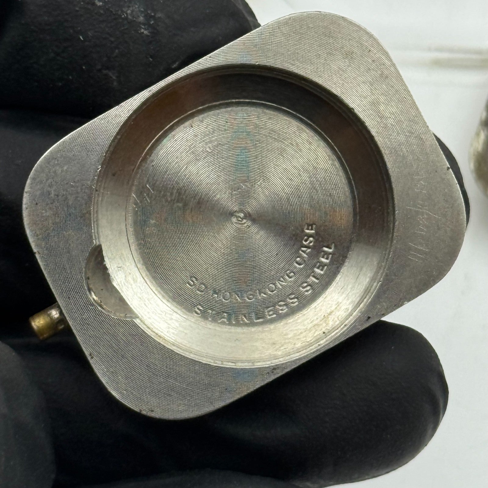 38mm Men’s Rare Vintage Rotary TV Case Automatic Swiss Date Watch PARTS REPAIR