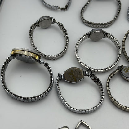 Bundle Of Ladies Vintage Manual Wind Wristwatches Joblot PARTS REPAIR SPARES