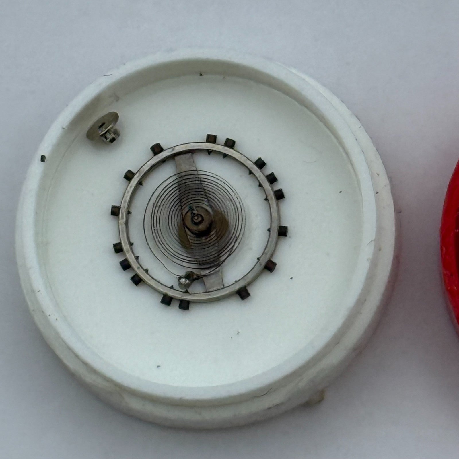 AS 340 Balance Wheel Complete And Spring 10 1/2''' 17 Watch Movement Parts 