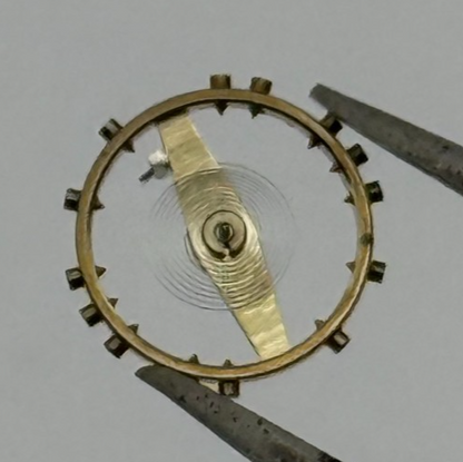 ETA 2325 2335 Balance Wheel Complete And Spring 695 M Watch Movement Parts NOS