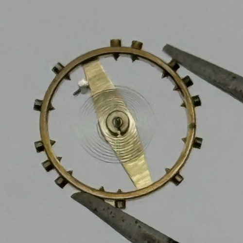 ETA 2325 2335 Balance Wheel Complete And Spring 695 M Watch Movement Parts NOS