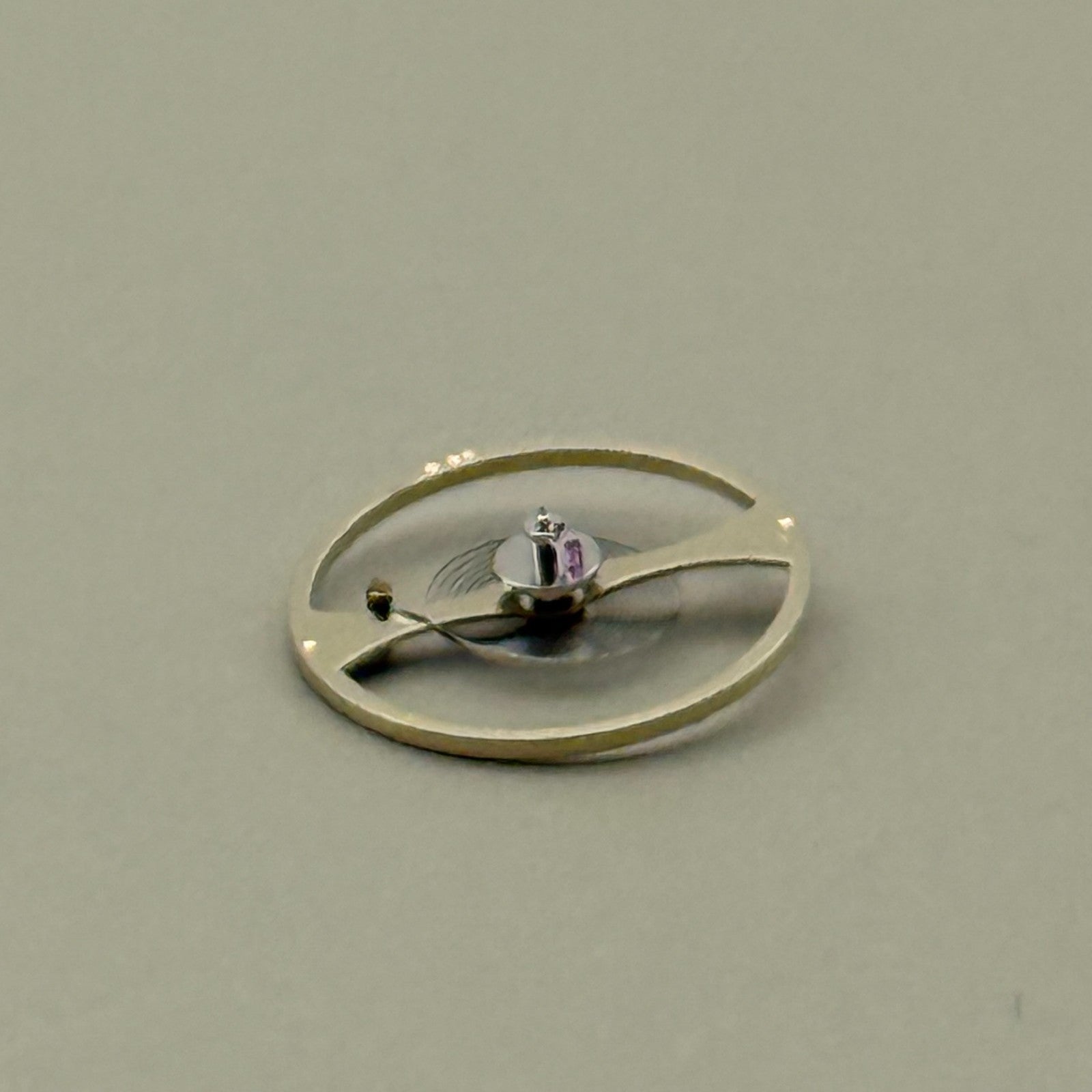 Oris 650 654 Balance Wheel Complete And Spring  11½’’’ 1513 M Watch Parts NOS