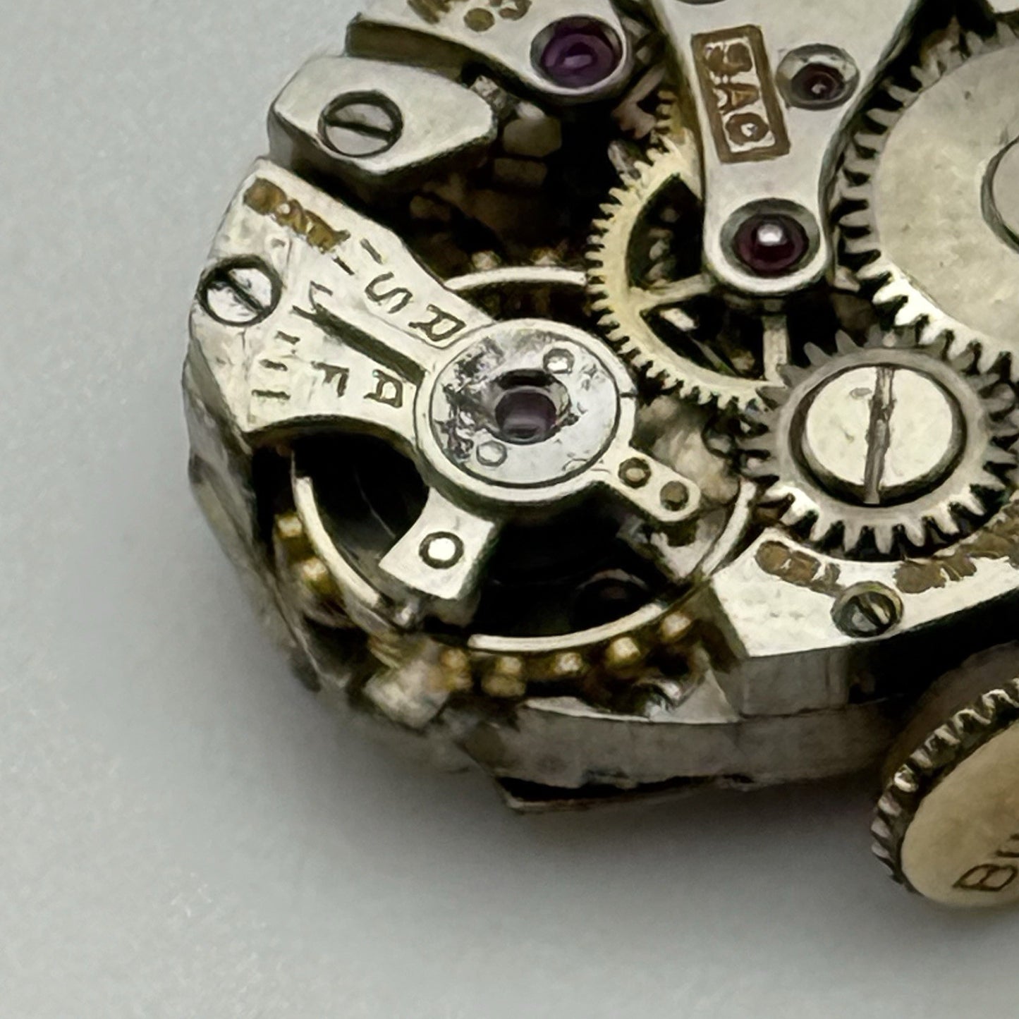 13mm Running Vintage Ladies Bulova 5AC Manual Wind Swiss Watch Movement PARTS