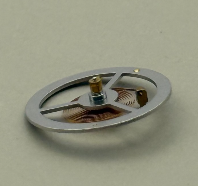 EB 8800 Balance Wheel Complete And Spring 12’’’ 1309 Watch Movement Parts NOS