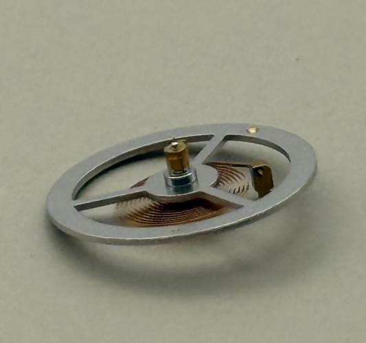 EB 8800 Balance Wheel Complete And Spring 12’’’ 1309 Watch Movement Parts NOS