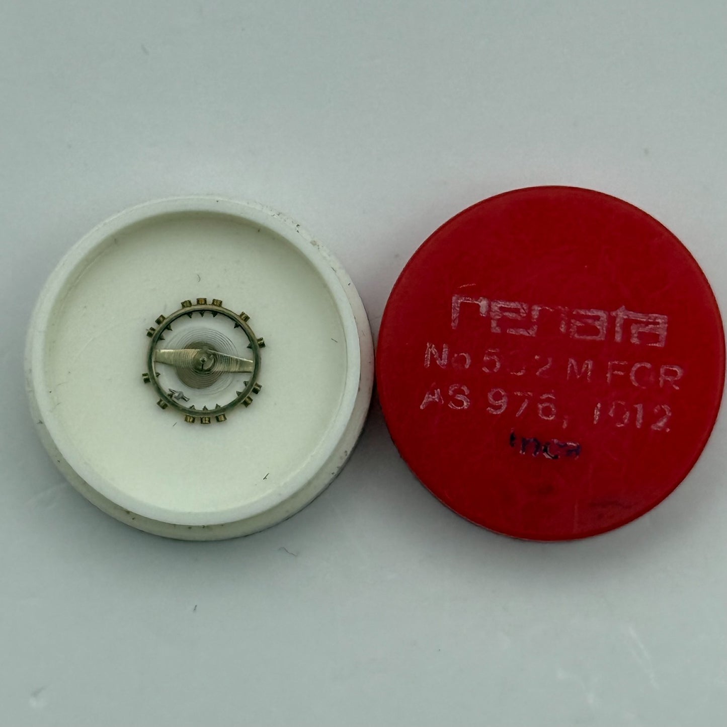 AS 976 1012 Balance Wheel Complete And Spring Inca 532 M Watch Movement Parts 