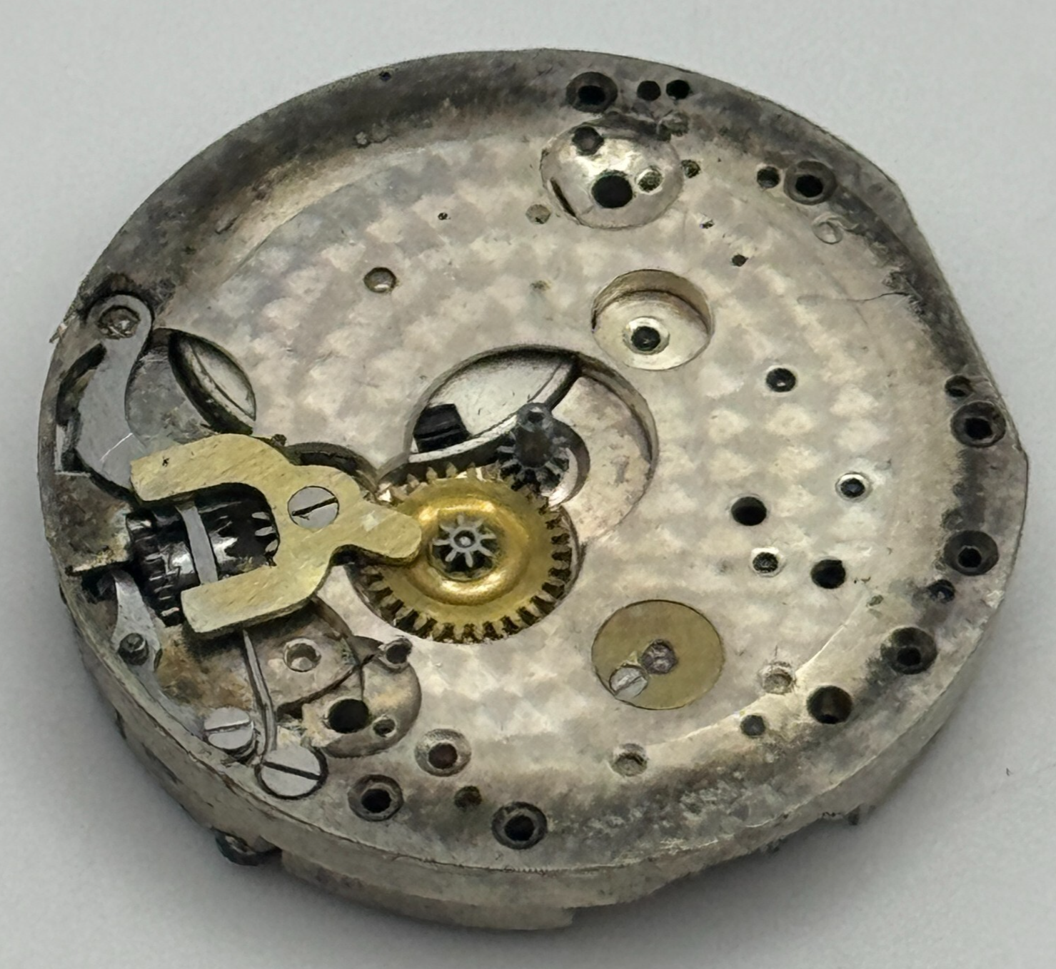 24.8mm Swiss Roman Numerals Trench Watch Movement Dial Manual Wind PARTS SPARES