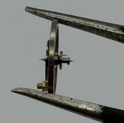 RW 75 Balance Wheel Complete And Spring 5 1/4’’’ 867 Watch Movement Parts NOS