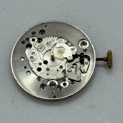 25.9mm Vintage Avia FHF 97 Swiss Made Manual Wind Watch Movement PARTS REPAIR
