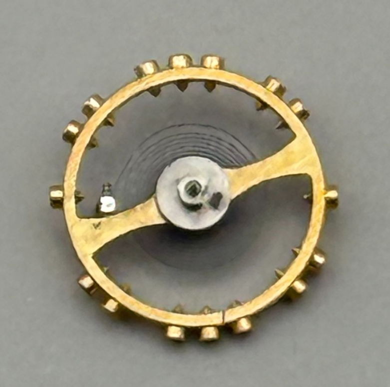 FEF 6620 Balance Wheel Complete And Spring 5½’’’ 1450 M Watch Movement Parts
