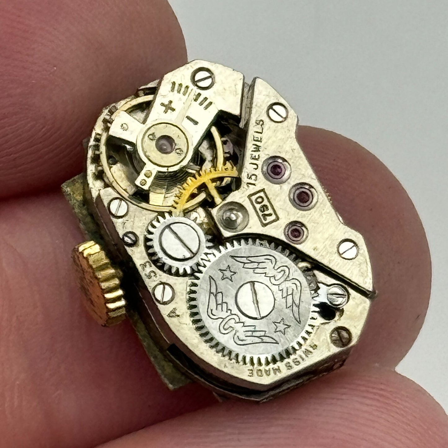 12.9mm Ladies Rotary AS 1051 A Schild Manual Wind Swiss Watch Movement PARTS