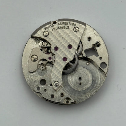 FHF ST 96-4 Watch Movement Manual Wind Vintage Swiss Incomplete Parts 25.9mm