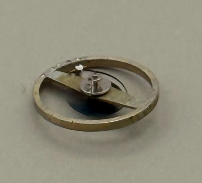 FHF 60 Balance Wheel Complete And Spring Inca 535 M Watch Movement Parts NOS