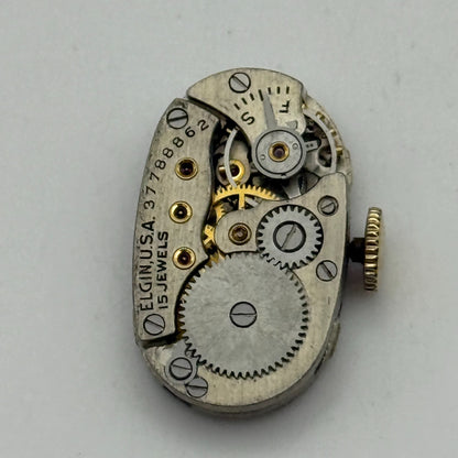 1938 Vintage 21/0s Elgin 541 Model 2 American Watch Movement PARTS REPAIR