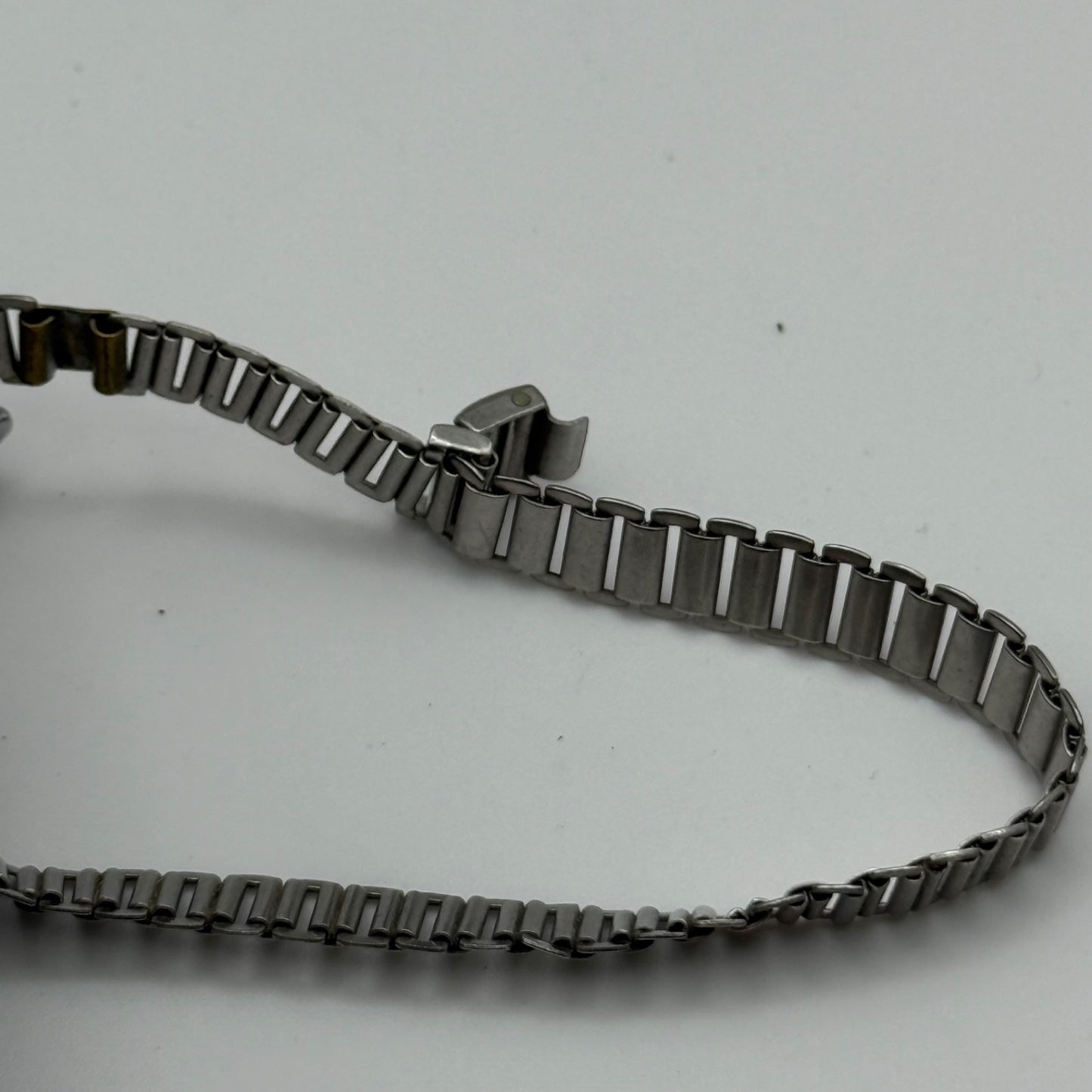 23mm Vintage Timex Cinderella Bonklip Bracelet Manual Wind Watch PARTS / REPAIR