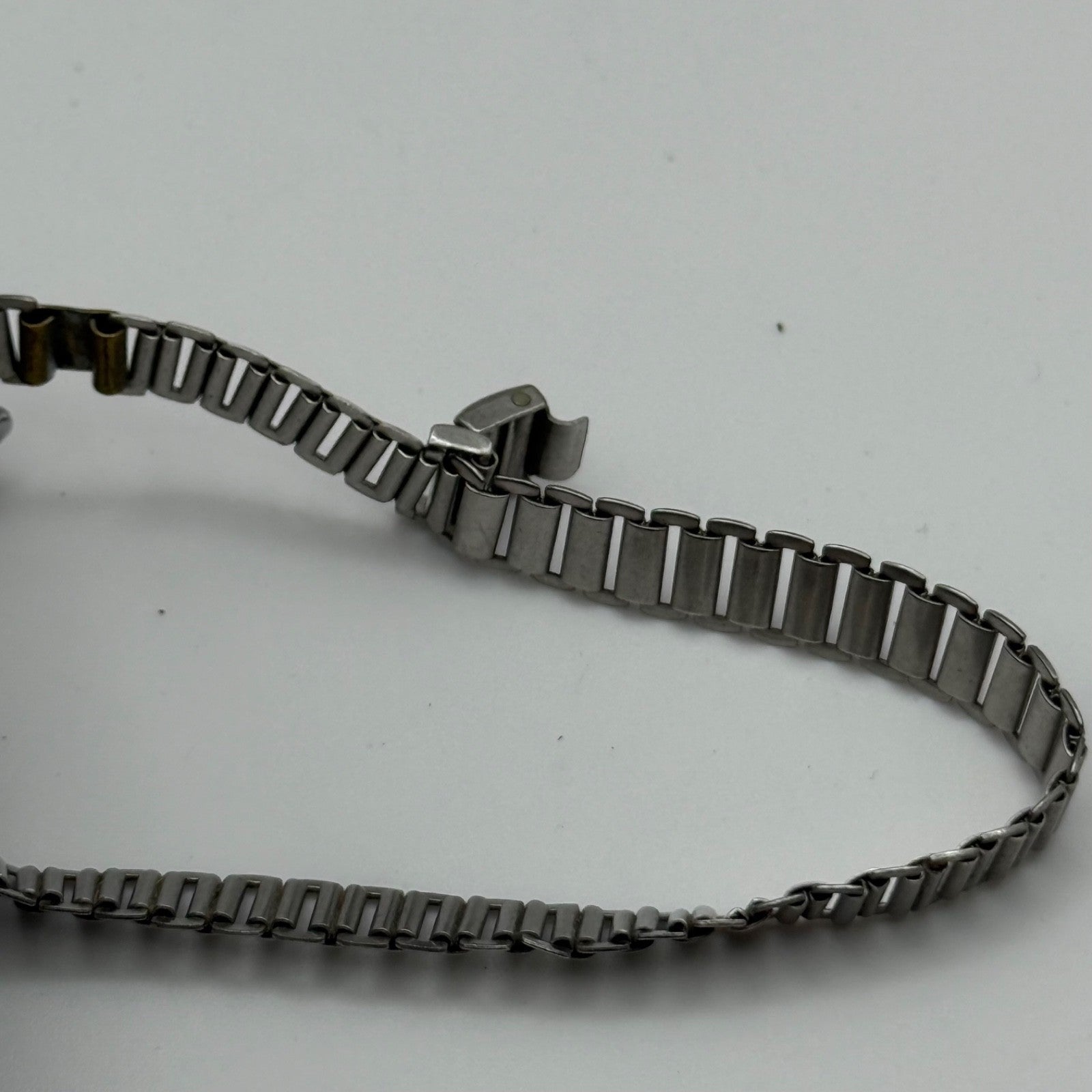 23mm Vintage Timex Cinderella Bonklip Bracelet Manual Wind Watch PARTS / REPAIR